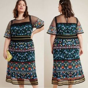 Beautiful embroidered dress from Anthropologie!